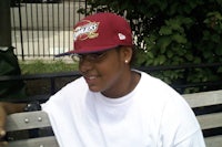a man wearing a hat